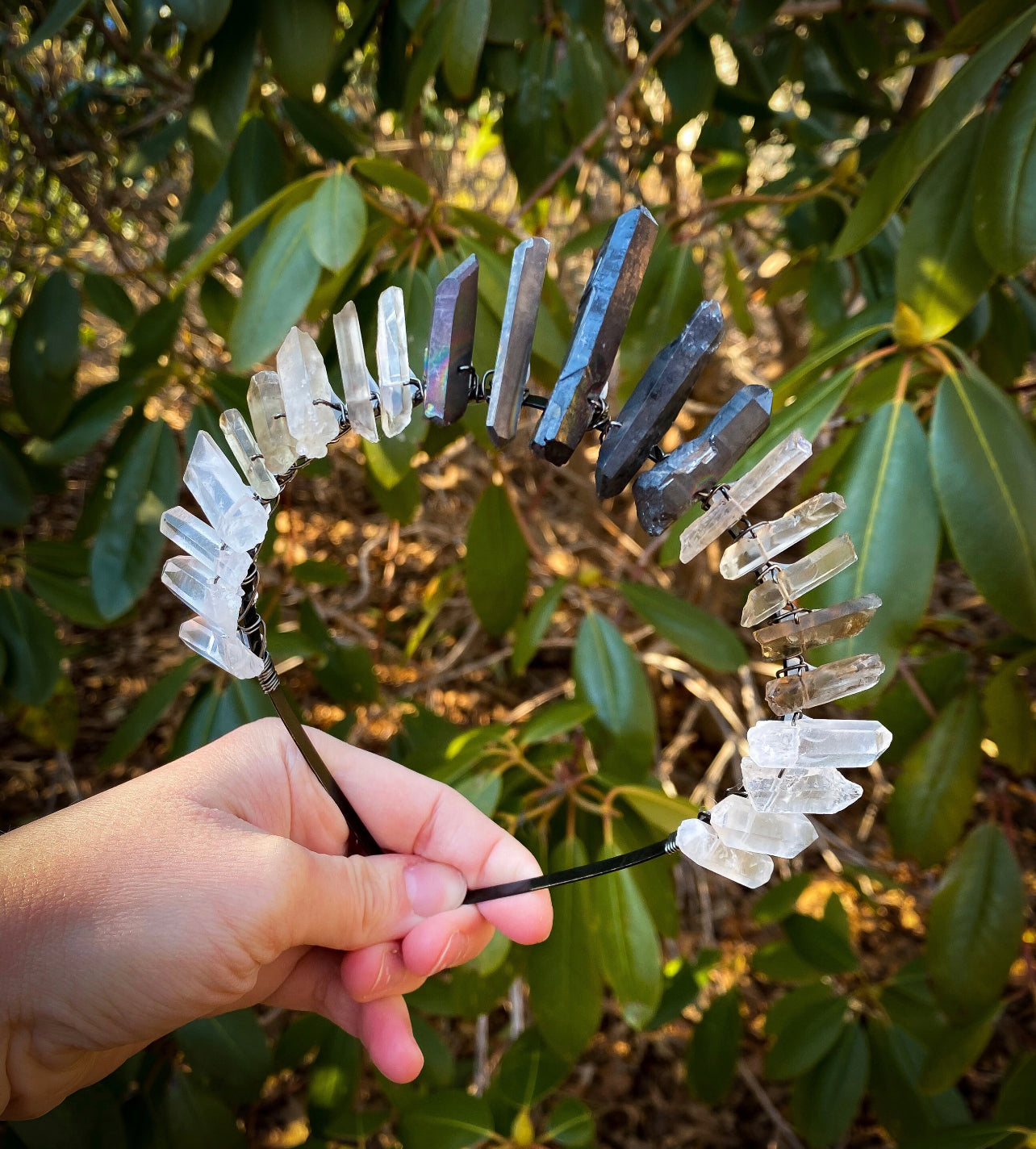 The Shadow/Light Worker Witch Crystal Crown