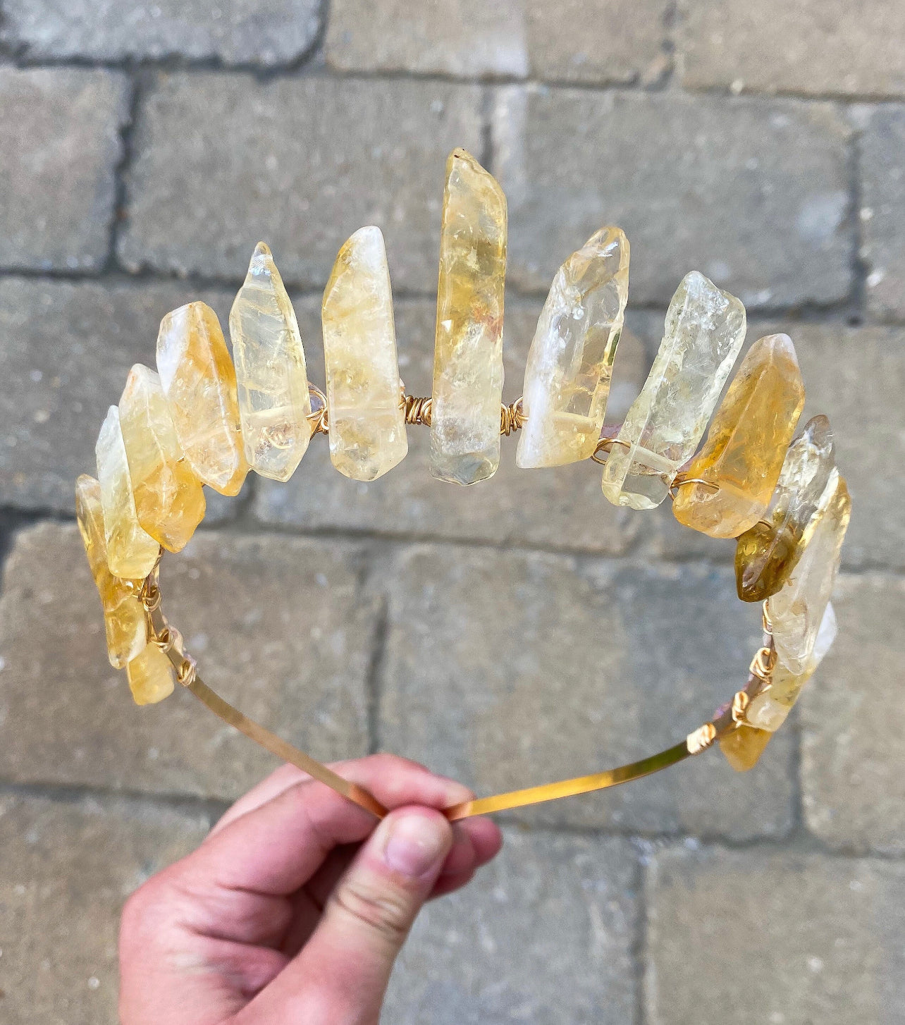 The Citrine Witch Crystal Crown